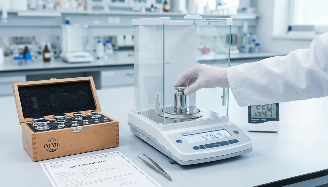 کالیبراسیون ترازوی آزمایشگاهی